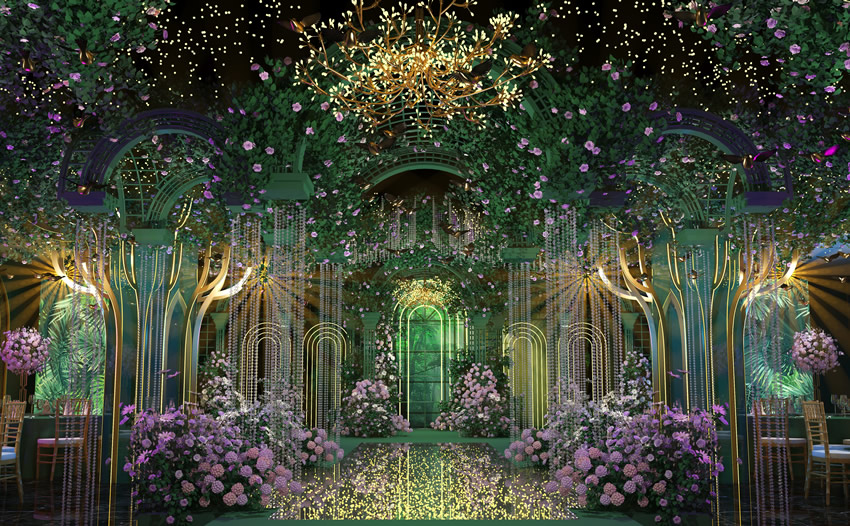 宝坻奇妙森林婚礼堂效果展示